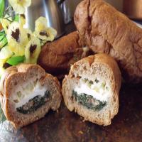 Bacon, Egg and Spinach Breakfast Rolls_image
