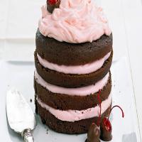 Chocolate Cherry Stack Cake_image