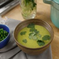 Sweet Pea Soup with Coconut and Ginger image