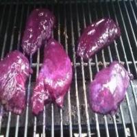 Grilled Chicken with Blueberry Marinade image