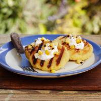Grilled Arepas with Farmer's Cheese (or Queso Blanco)_image