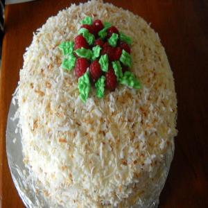 Coconut Raspberry Cake_image