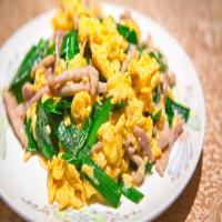 Chinese Scrambled Eggs With Chives_image
