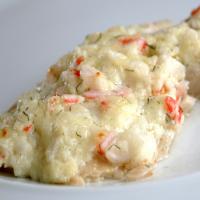 Creamy Crab Topped Tilapia_image