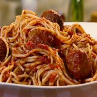 Spaghetti with Turkey Meatballs image