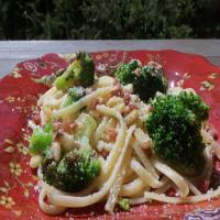 Angel Hair Pasta With Pancetta and Broccoli (Iron Chef Michael S image