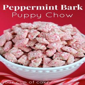 Peppermint Bark Puppy Chow [Muddy Buddies]_image