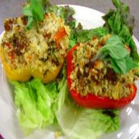 Spring Couscous Stuffed Bell Peppers_image