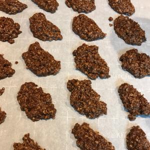 Unbaked Chocolate Oatmeal Cookies_image