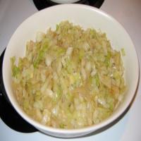 Cabbage and Onion Saute image