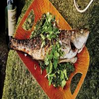 Grilled Salt-and-Pepper Black Bass with Curry Verde_image