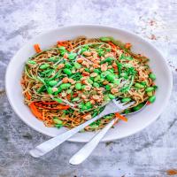 Cold Soba Noodle Salad With Spicy Peanut Sauce_image