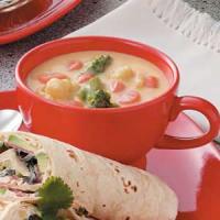 Vegetable Cheese Soup image