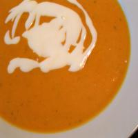 Red Lentil, Carrot and Roasted Red Pepper Soup image