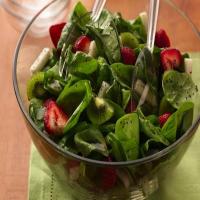 Strawberry & Jicama Spinach Salad for Two image