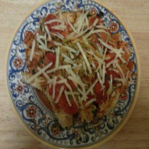 Cheezy Chicken Parmesan With Zucchini 
