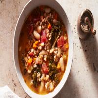 Kale, White Bean, and Farro Soup image