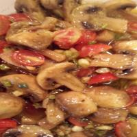 Marinated Curry Tomatoes and Mushrooms image
