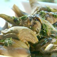 Grilled Artichokes with Parsley and Garlic image