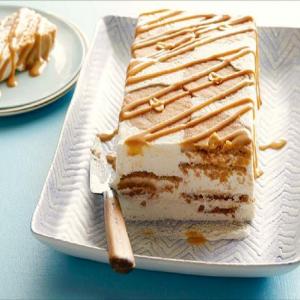 Icebox Cake with Slice and Bake Peanut Butter Sandies image