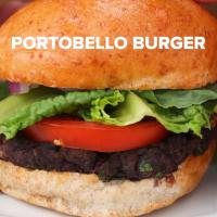 Portobello Veggie Burgers Recipe by Tasty image