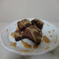 Brownies With Caramel Sauce image