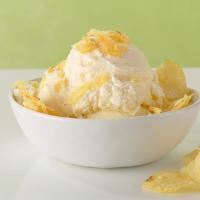 Vanilla Ice Cream with Crushed Potato Chips_image