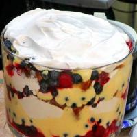 Cherry and Blueberry Trifle_image