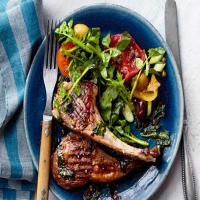 Grilled Lamb Chops With Mint image