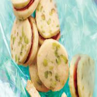 Pistachio-Shortbread Sandwich Cookies image