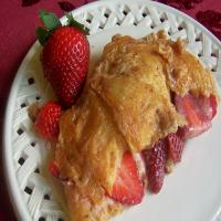 Strawberry Croissant French Toast image