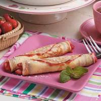 Strawberry Crepe Roll-Ups image