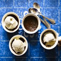 Hot mocha puddings image