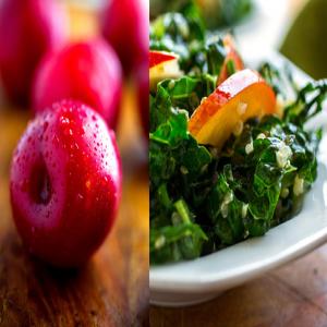 Kale and Quinoa Salad With Plums and Herbs image