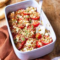 Baked tomatoes with feta & dukkah image