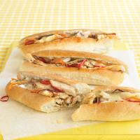 Chicken Cheesesteaks with Peppers image