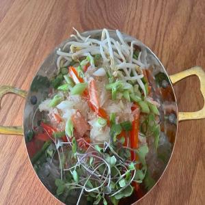 Crab & Glass Noodle Stir Fry image