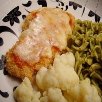 Lighter Chicken Parmesan With Simple Tomato Sauce image
