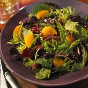 Orange-Asparagus Salad with Raspberry Vinaigrette image