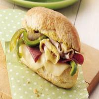 Hoagie Sandwiches on the Grill_image