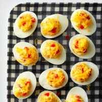 Sweet Onion Pimiento Cheese Deviled Eggs_image