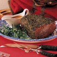 Herb-Crusted Roast Beef_image