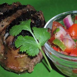 Steaks With Crunchy Salsa image