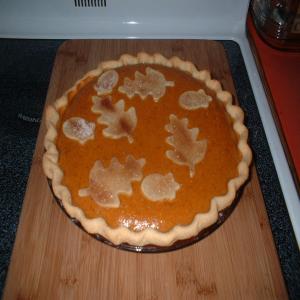 Apple Butter Pumpkin Pie image