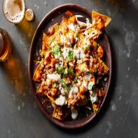 Hearty Bean Nachos With Spicy Salsa image