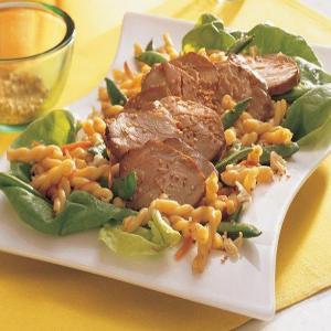 Grilled Asian Pork and Pasta with Crunchy Noodles_image
