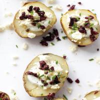 Baked Potatoes with Olives and Feta image