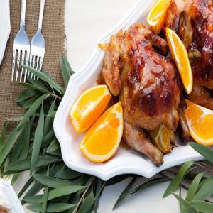 Orange Glazed Cornish Hens Recipe - (4.7/5) image