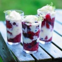Berries with Clotted Cream image