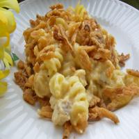 Leftover Creamy Buttery Chicken Pasta Bake image
